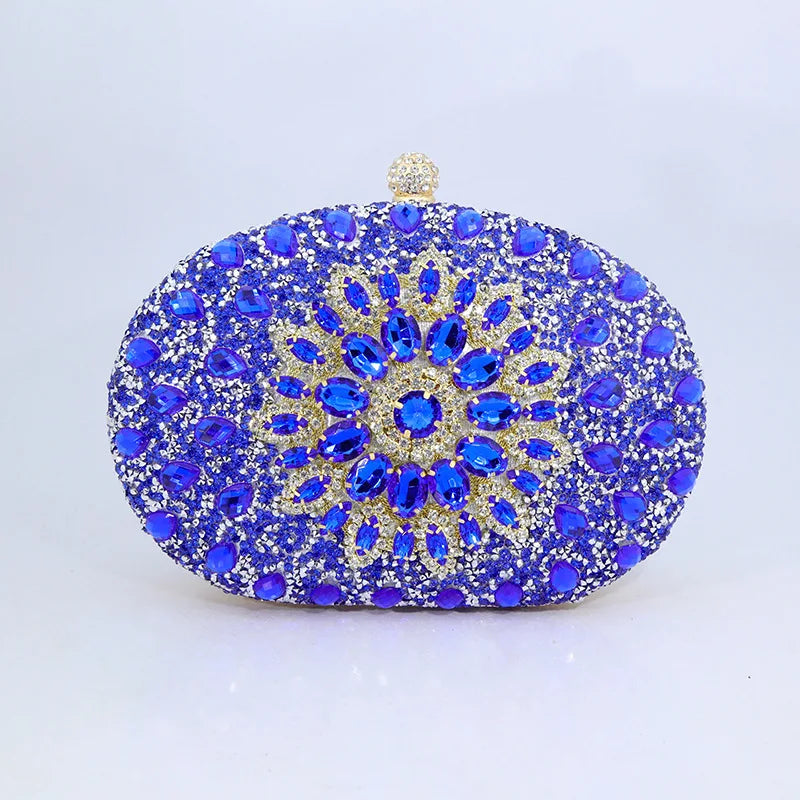 Evening Clutch Bags for Women  Chain Dinner Handbag Crystal Diamond Rhinestone Bag