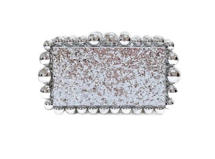 Acrylic Beaded Dinner Chain Evening Clutch Bags for Women