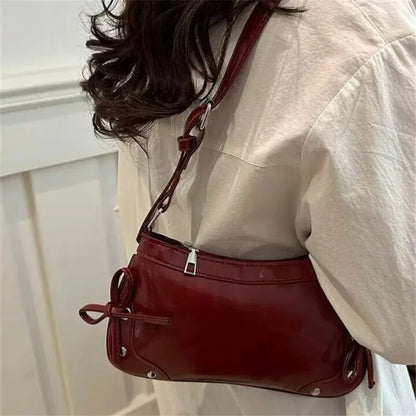 European American Soft Leather Shoulder Bag,
