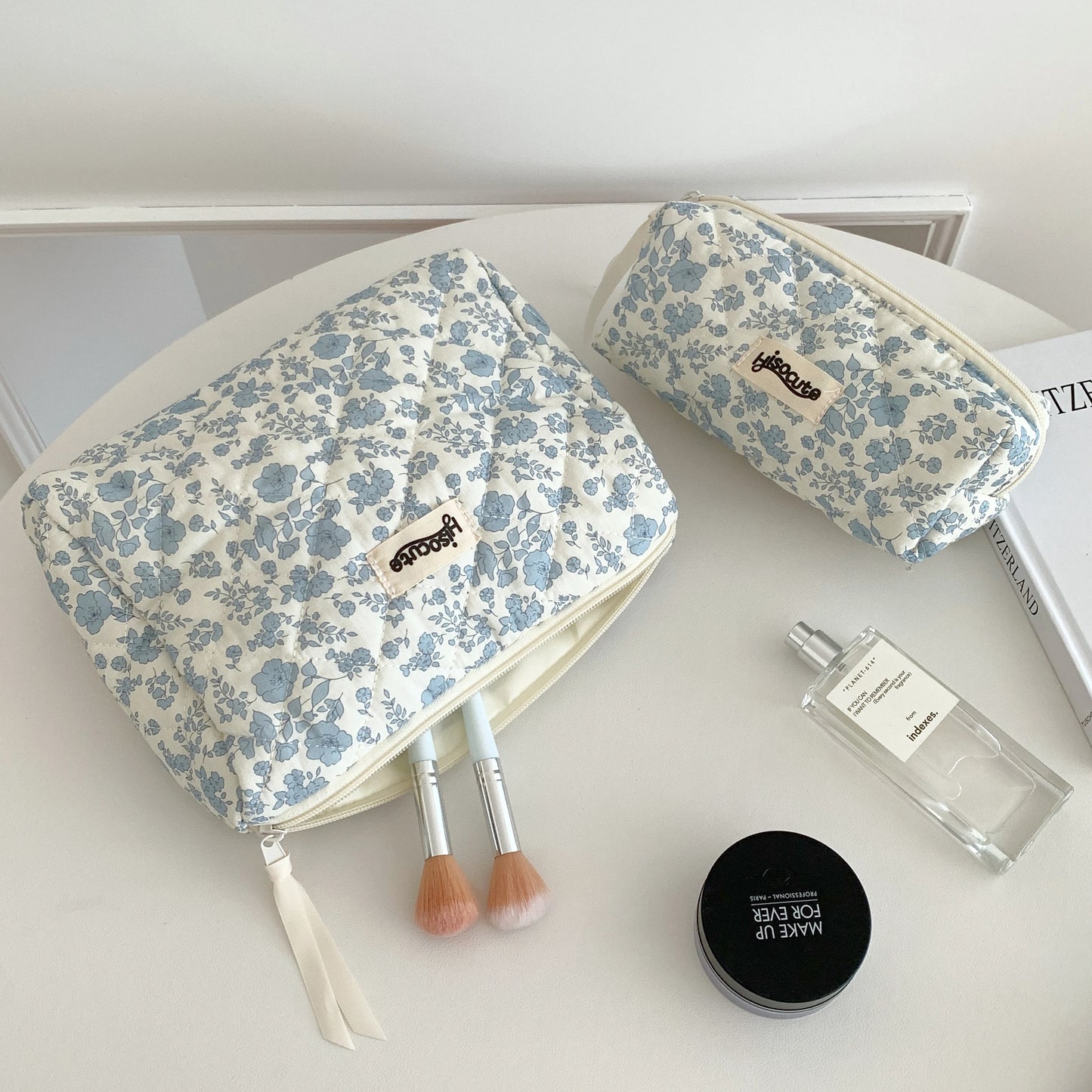 Flower Women Fabric Big Capacity Travel Organzier Pouch