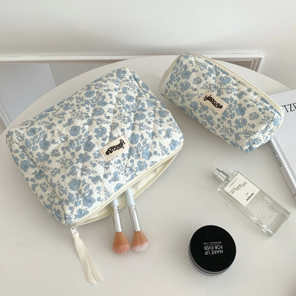 Flower Women Fabric Big Capacity Travel Organzier Pouch