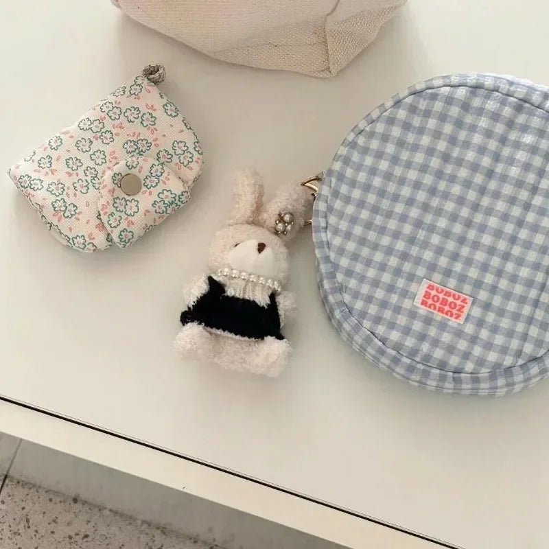 Wallet Card Holder for Girls Portable Cute Small Storage Bag