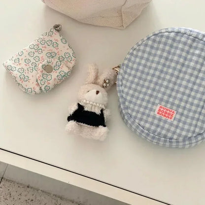 Wallet Card Holder for Girls Portable Cute Small Storage Bag