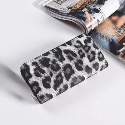 Classic Leopard Animal Print Long Wallets