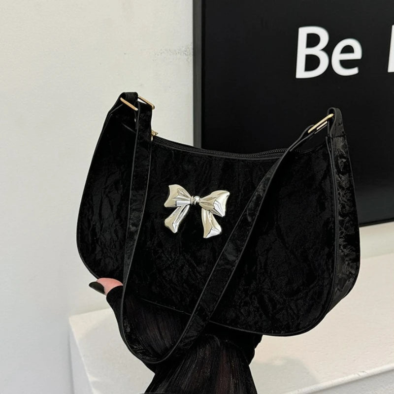Bowknot Armpit Bag Korean Underarm Bag