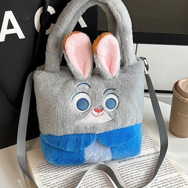 Cute Cartoon Zootopia Crossbody Bag Disney New Judy and Nick Handbag