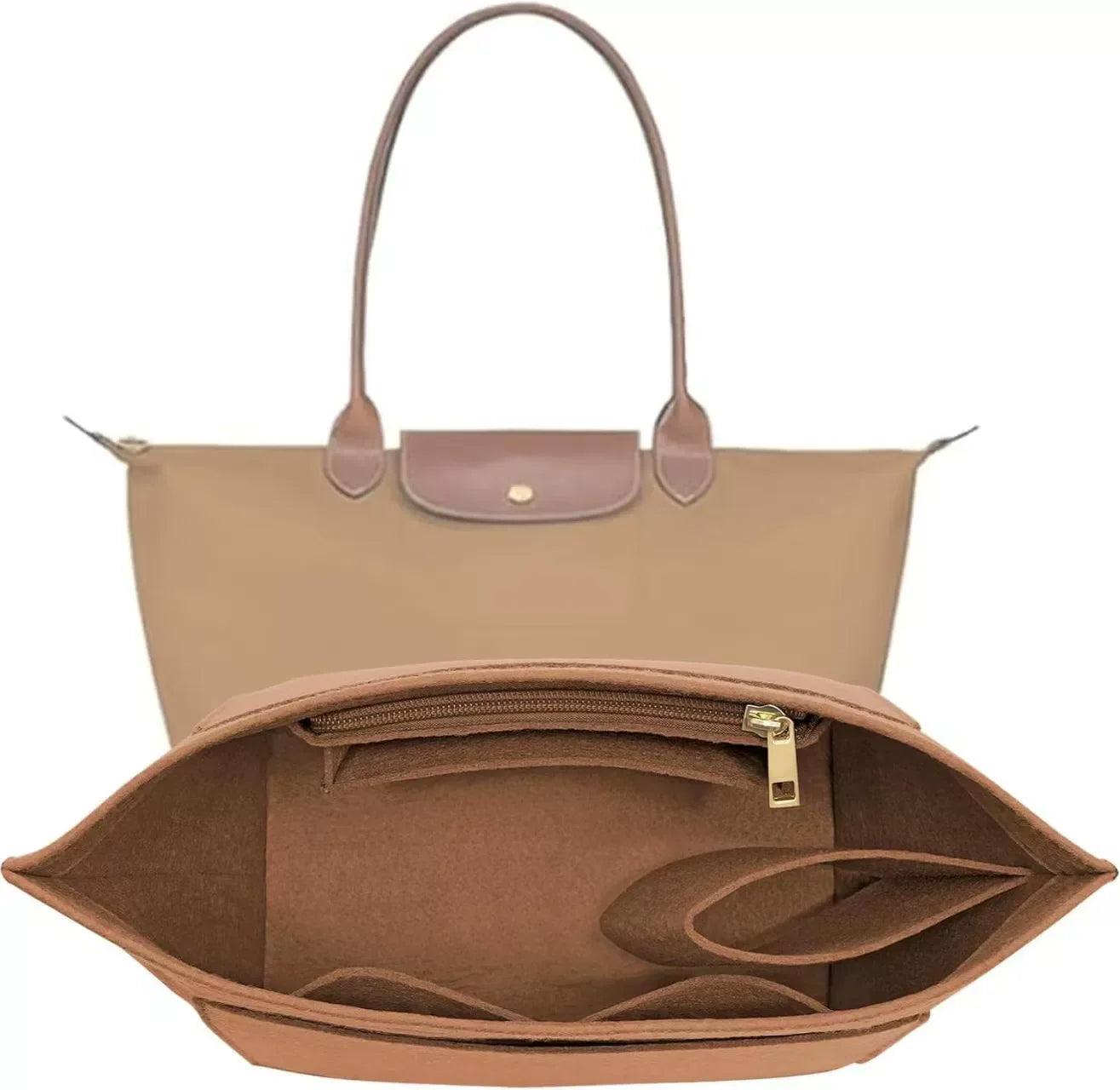Custom Felt Bag Organizer for Longchamp Tote Travel Storage Essential