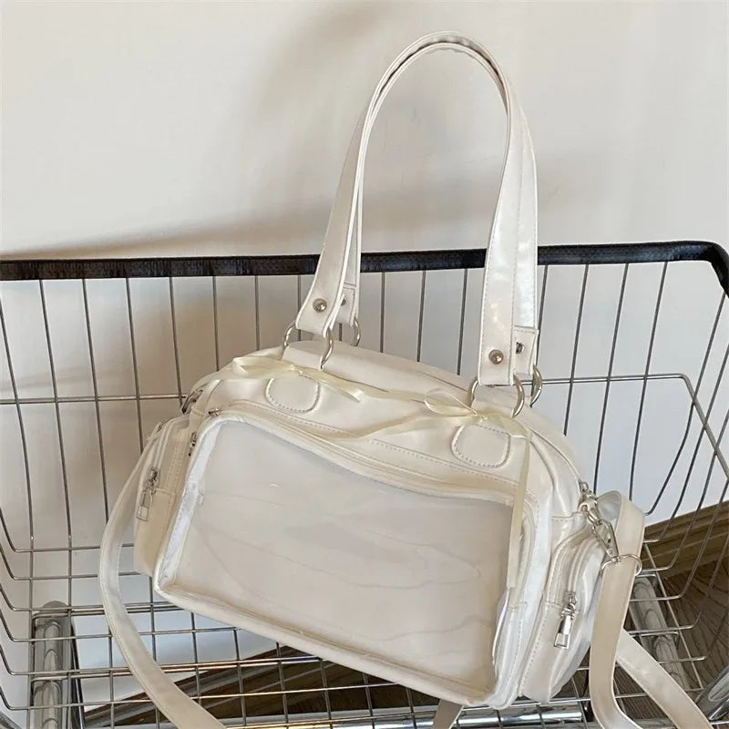 Anime Two-Dimension Japanese Uniform Bag JK Large Capacity Crossbody Versatile Badge Shoulder Bag