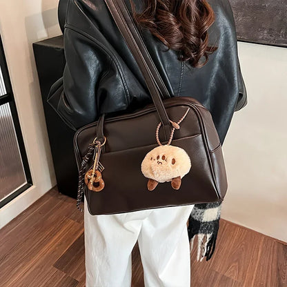 Women's Vintage Korean Style Single Shoulder Bag - Convertible Crossbody/Handbag