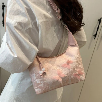 Pendant Crossbody Bag Small Bucket Handbag Women Girl