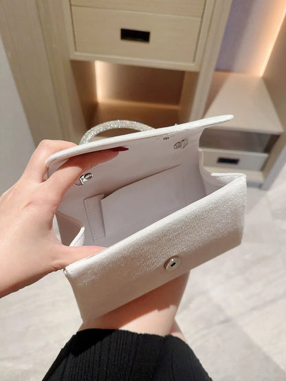 Autumn Winter Vintage Velvet Flap Evening Bag