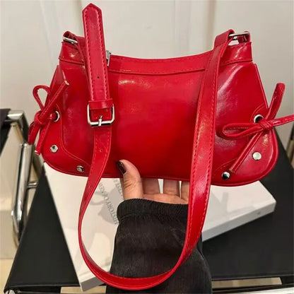 European American Soft Leather Shoulder Bag,