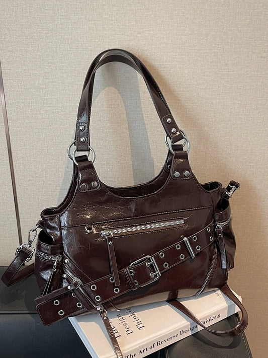 Large Capacity Crossbody Bag for Women Casual Commuter Shoulder Bag