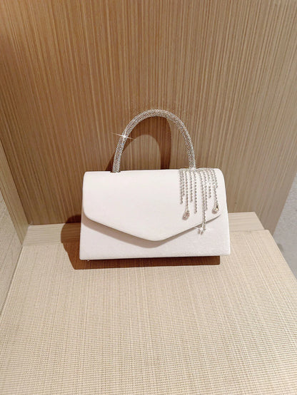 Autumn Winter Vintage Velvet Flap Evening Bag