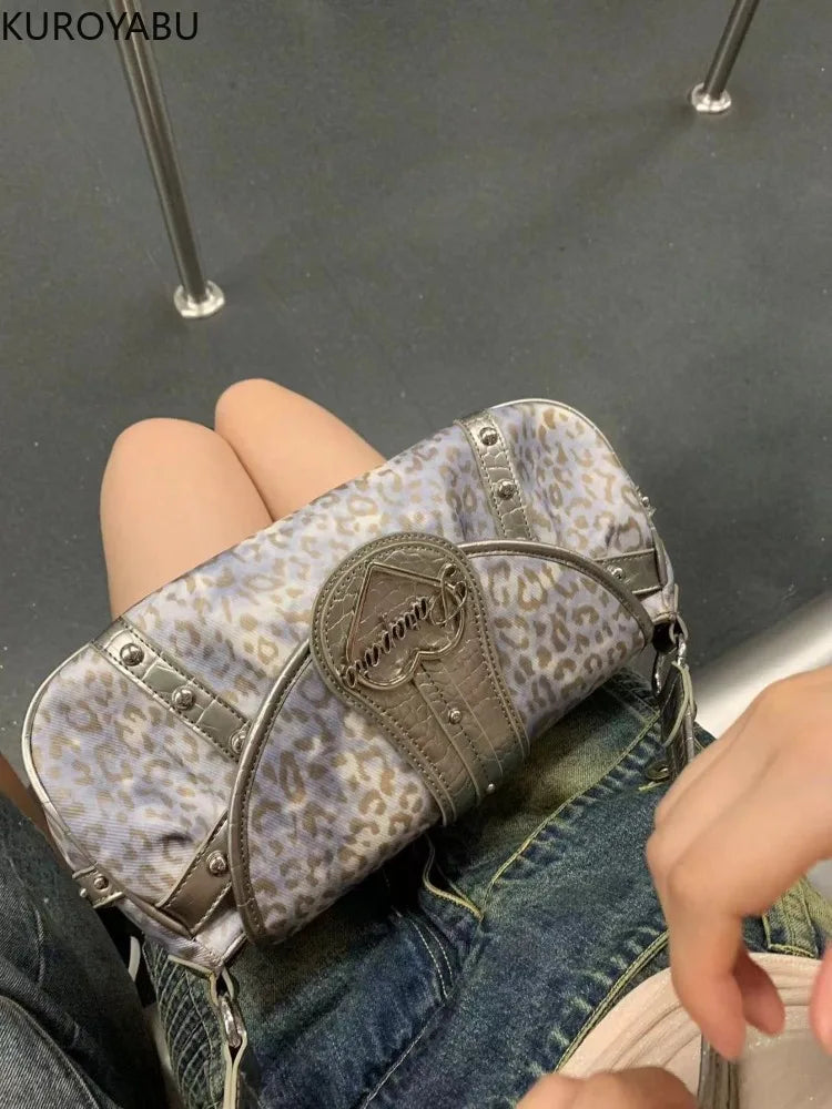 Korean Harajuku Shoulder Silver Underarm Bag