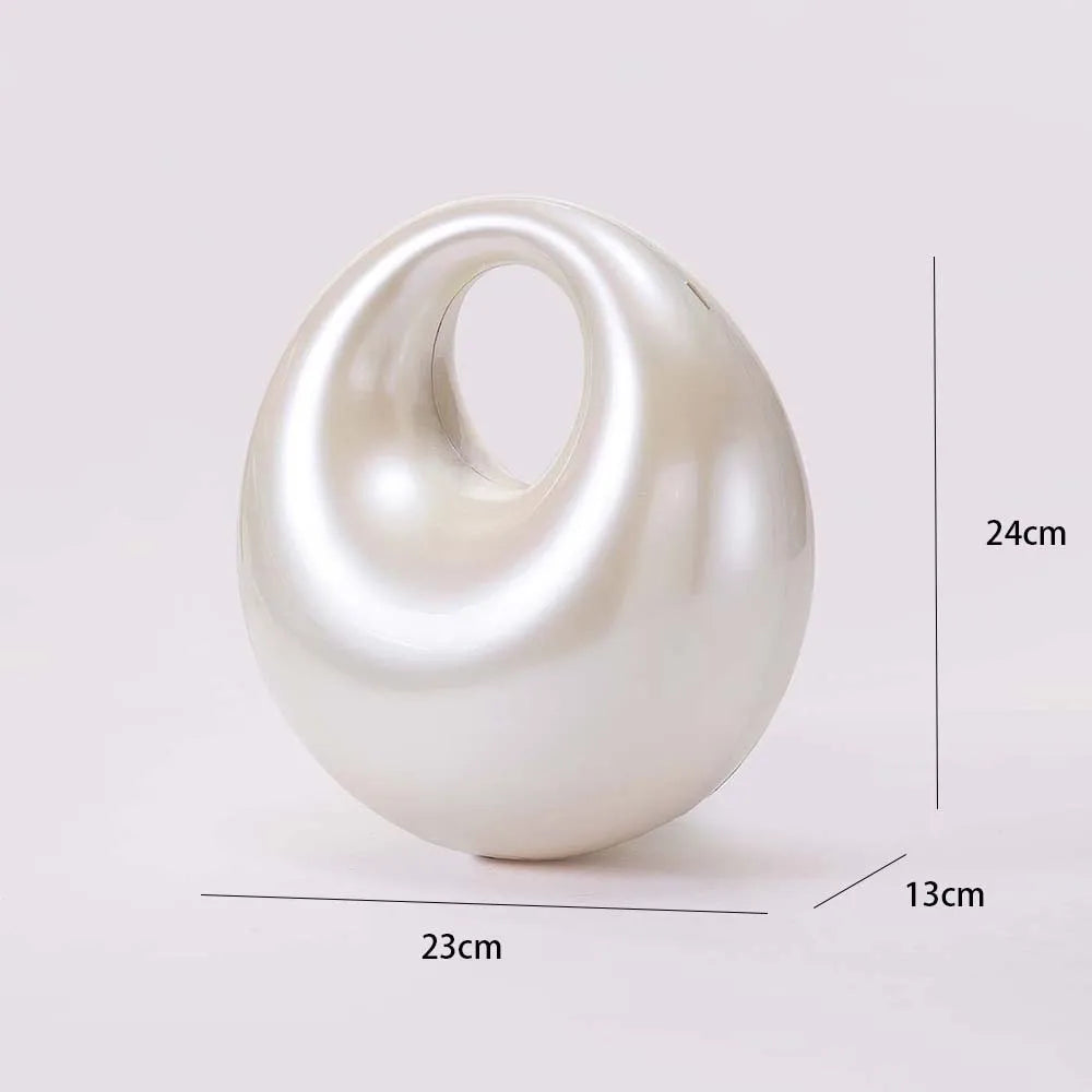 Ladies Shoulder Cross-bag Shaped Ball Acrylic Bag Elegant Lady  Wedding Dinner Clutch Bag