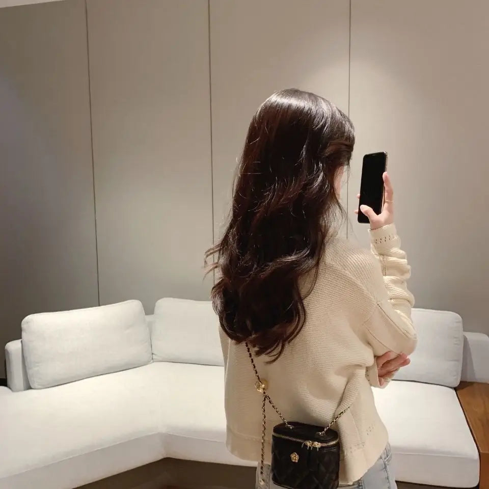 Mini Quilted Chain Diamond Checkered Women's Crossbody Bag