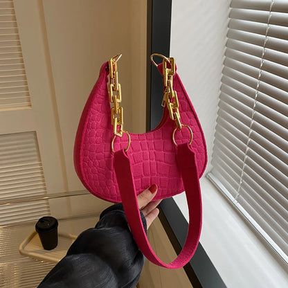 Small Handle Underarm Bag Clutch