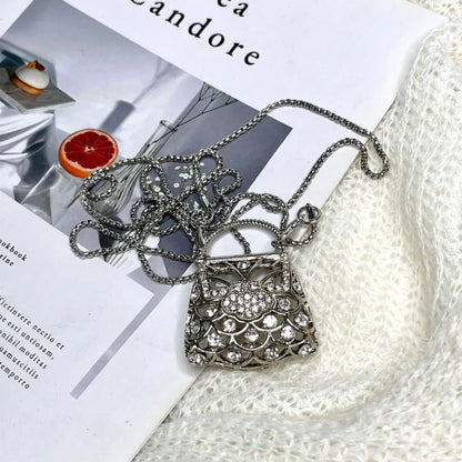 Designer Hollowed Out Heart- Shaped Dinner Bags for Women