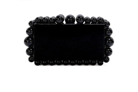 Acrylic Beaded Dinner Chain Evening Clutch Bags for Women