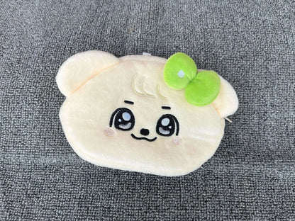 Cute Cartoon Coin Bags Kpop IVE MINIVE PARK Plush Embroider Coin Pouch