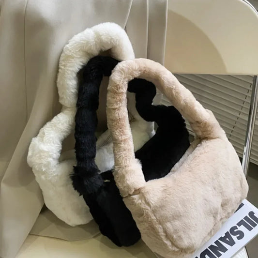 Soft Winter Ladies Clutch Handbag