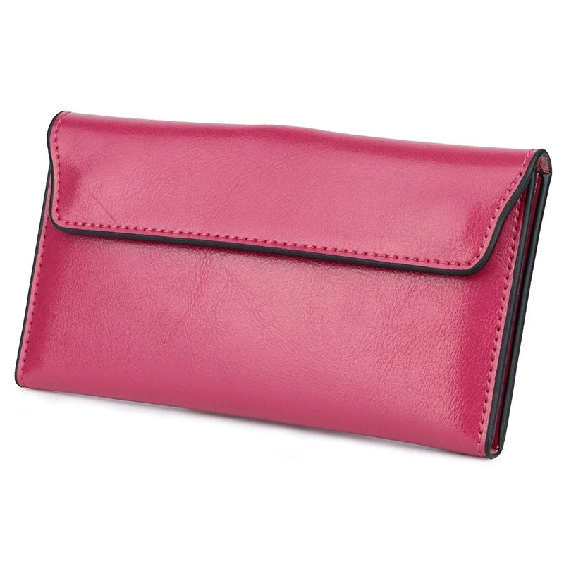 Cow Genuine Leather Women Wallet