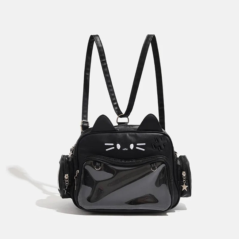 Y2K Millennium Spice Girl Large-Capacity Cat Pain, Five-Color Versatile