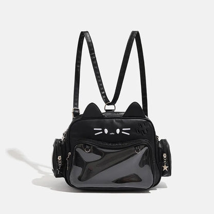 Y2K Millennium Spice Girl Large-Capacity Cat Pain, Five-Color Versatile