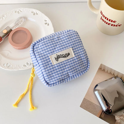 Mini Coin Purse Small Wallet for Women Portable Cosmetic Storage Bag