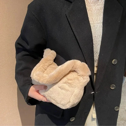 Soft Winter Ladies Clutch Handbag