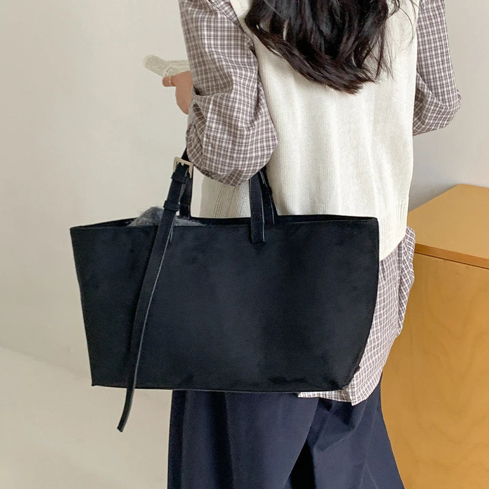 Casual Soft Tote Women Bag PU Leather Shoulder Bags for Women