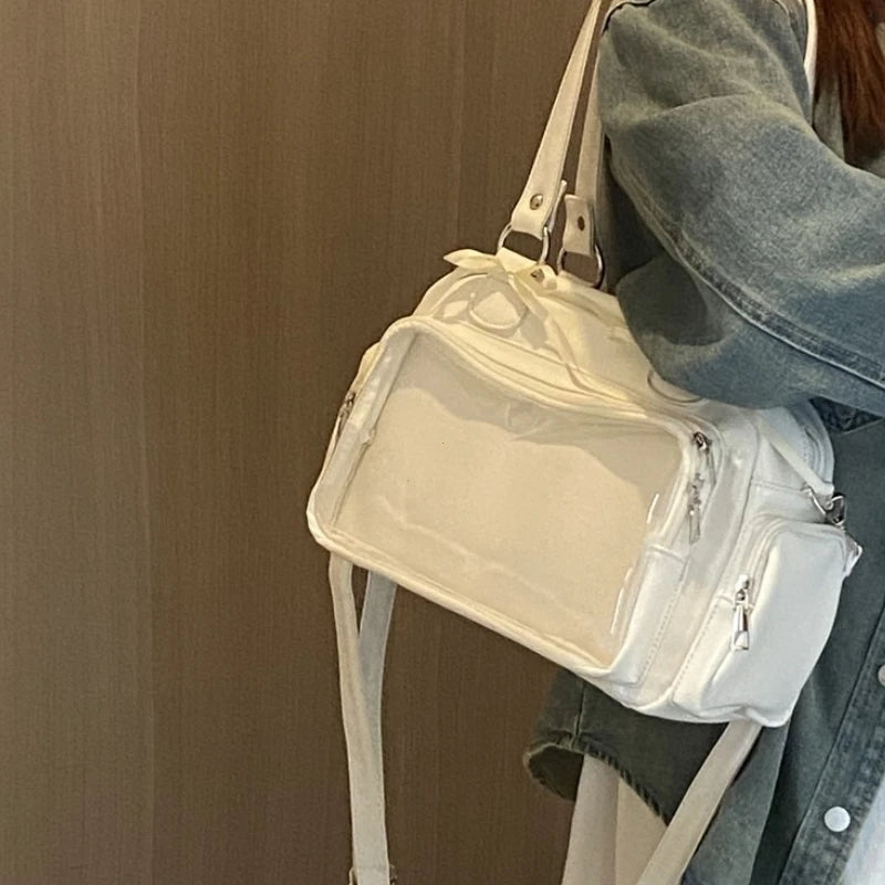 Anime Two-Dimension Japanese Uniform Bag JK Large Capacity Crossbody Versatile Badge Shoulder Bag