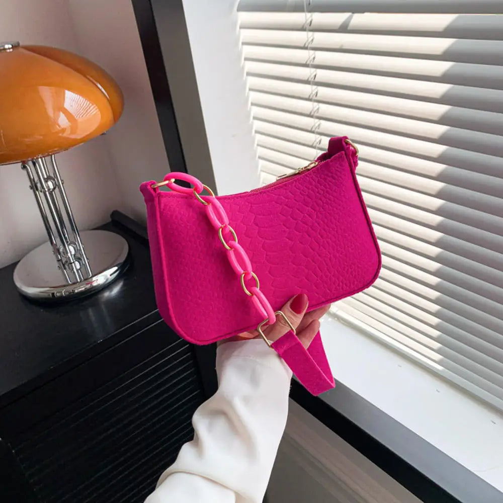 Small Handle Underarm Bag Clutch