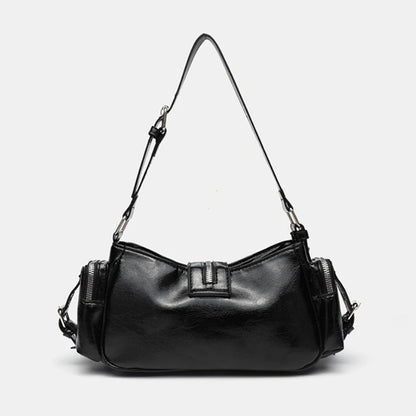 Women's Y2k Punk Vintage PU Leather Gothic Rivet  Shoulder Purse