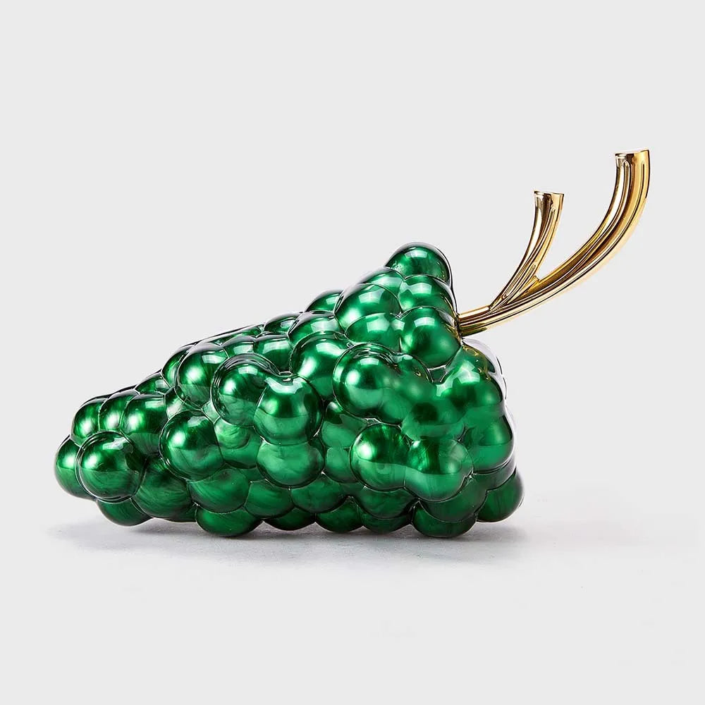 Acrylic Grape Shaped Chain Shoulder Bags