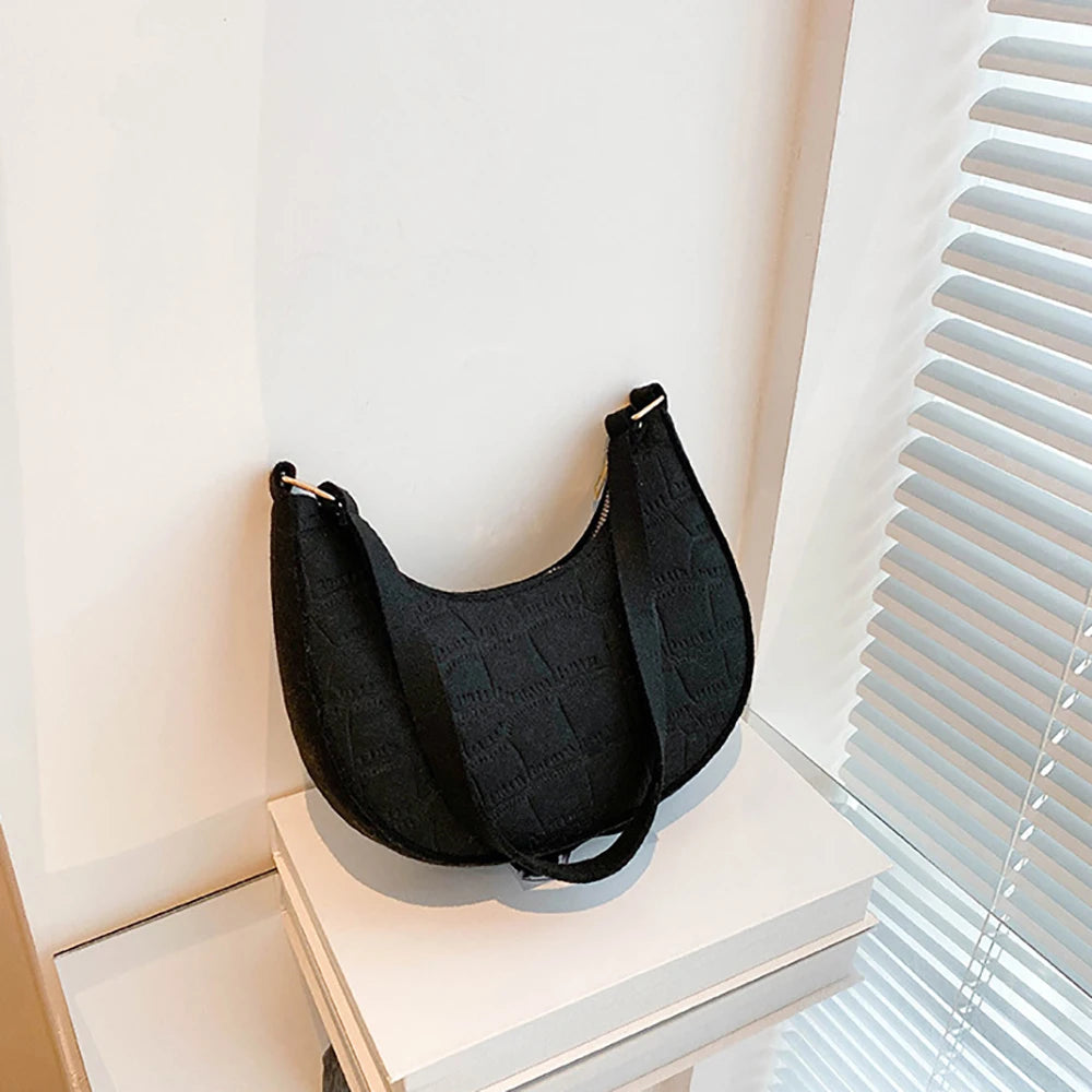 Small Handle Underarm Bag Clutch