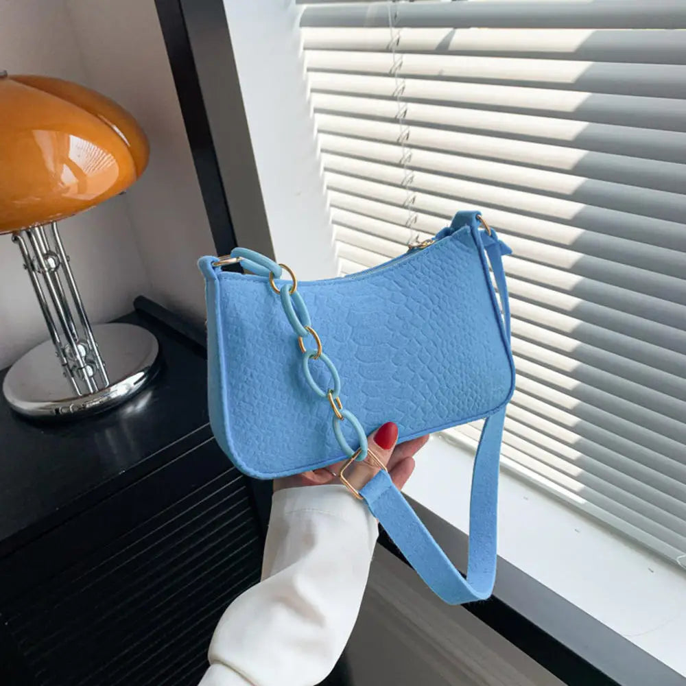 Small Handle Underarm Bag Clutch
