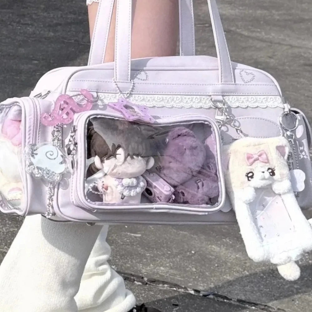 Y2K New Concert Ita Bag JK Large Capacity Shoulder Bag