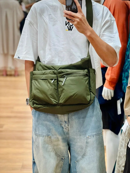 Casual Nylon Shoulder Bag for Women Large Capacity Computer Bag