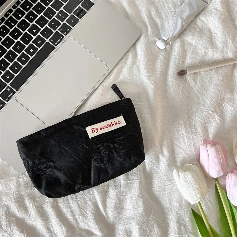 Floral Cosmetic Bag