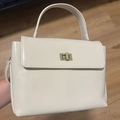 Women's Cow Genuine Leather Female Soft Natural Cowhide Retro Handbags