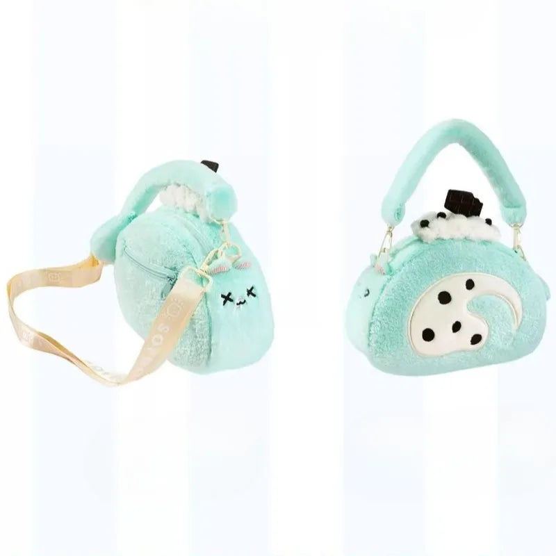 Teenage Girls Bread Bags for Woman Lolita Plush Crossbady Bag