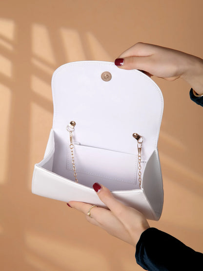 Elegant Light Luxury Solid Color Women's Handbag