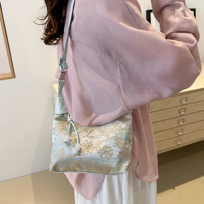 Fine Embroidery Ladies Daily Shoulder Bag