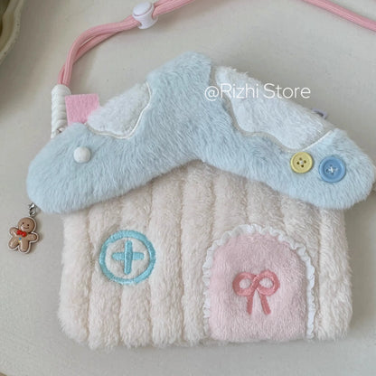 Kawaii Original Soft Girl Swiss Roll Change Bag Crossbody Bag