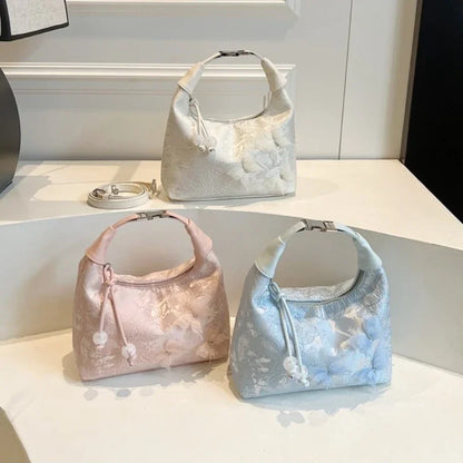 Pendant Crossbody Bag Small Bucket Handbag Women Girl