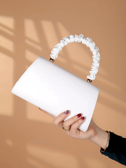 Elegant Light Luxury Solid Color Women's Handbag