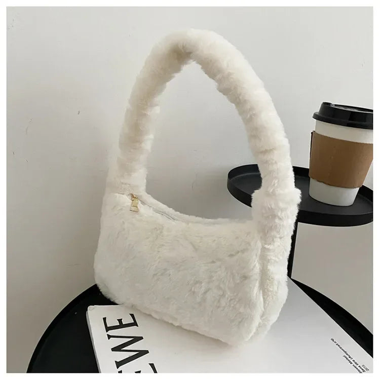 Soft Winter Ladies Clutch Handbag