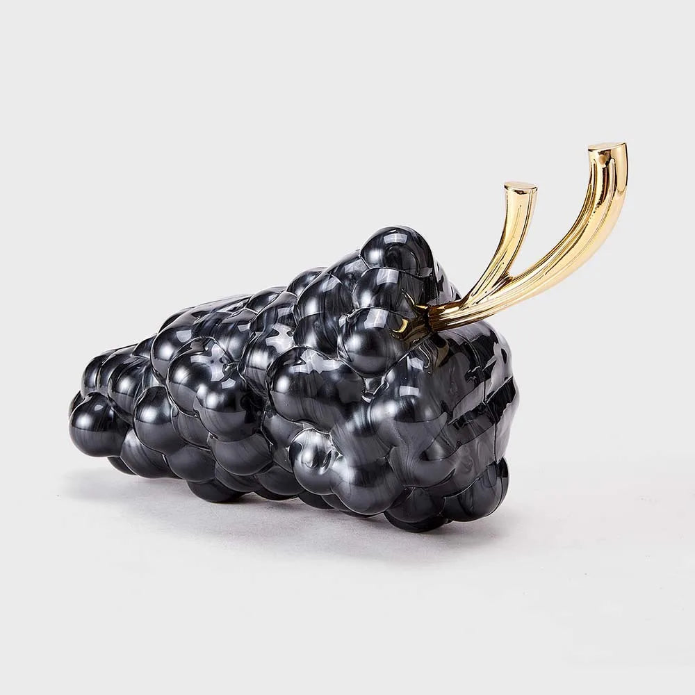 Acrylic Grape Shaped Chain Shoulder Bags